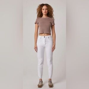 🍂❤️ Edyson everette high rise mom white jean SZ 29 EUC